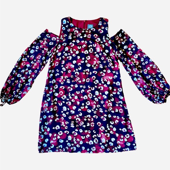 VINCE CAMUTO FLORAL PRINT DRESS - Picture 1 of 4